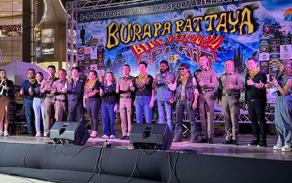 Burapa Pattaya Bike Week — opening ceremony