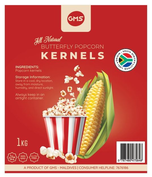 Butterfly Popcorn Kernels — packaging