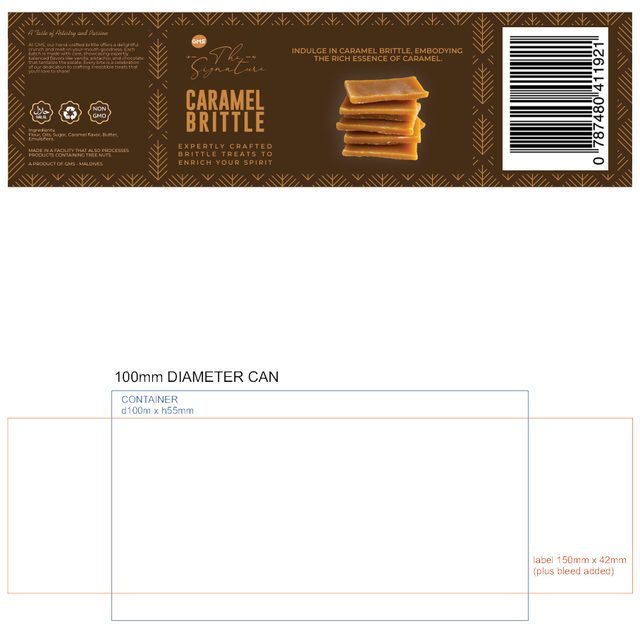 Caramel Brittle — packaging