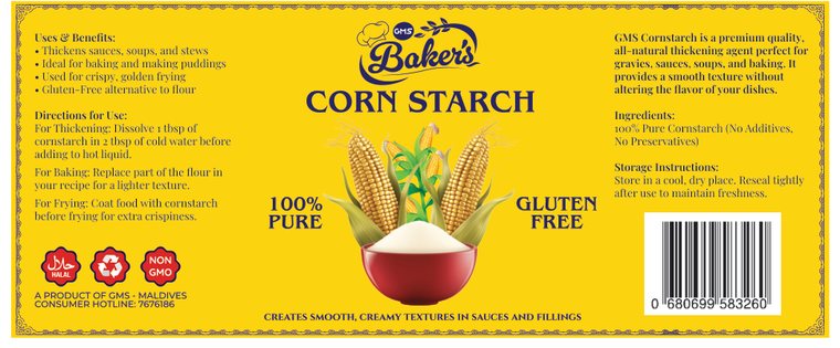 Corn Starch — packaging