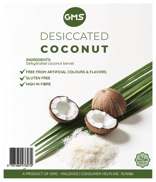Desiccated Coconut — packaging