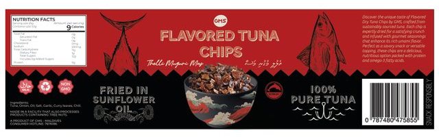 Flavored Tuna Chips — packaging