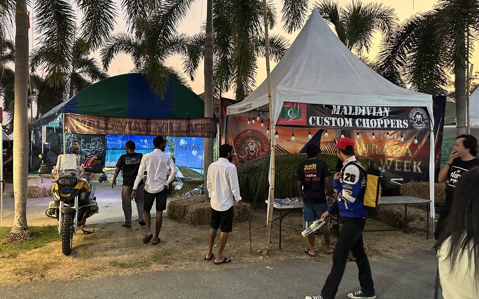Maldivian Custom Choppers tent